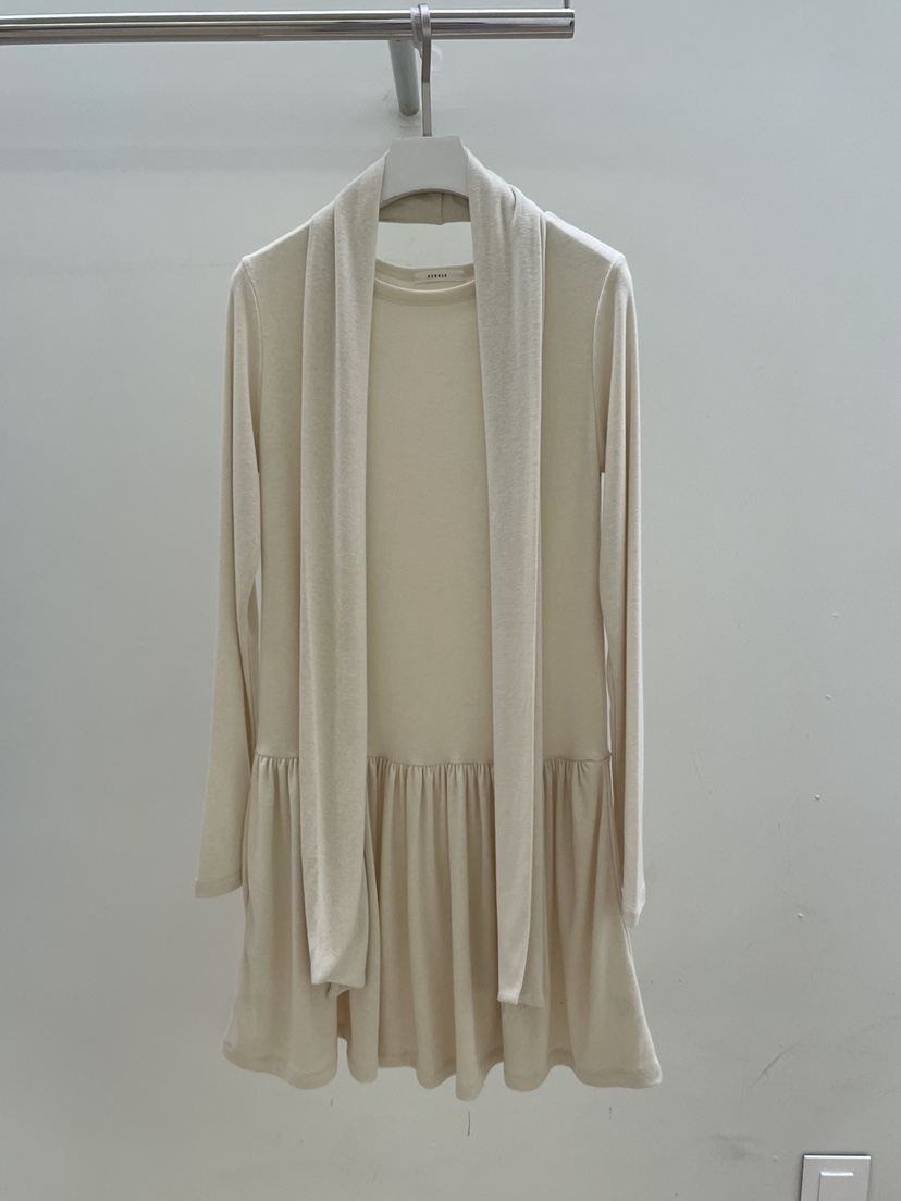 PEBBLE東大門實拍女士新品熱賣人氣真品職業休閑連衣裙褶皺PEBBLE連衣裙圖色2