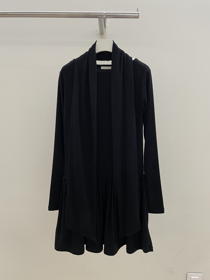 PEBBLE東大門實拍女士新品熱賣人氣真品職業休閑連衣裙褶皺PEBBLE連衣裙圖色3