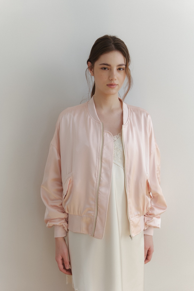 BIEN GARDER韓國直郵女士新款推薦真品時尚職業夾克緞面BIEN GARDER夾克