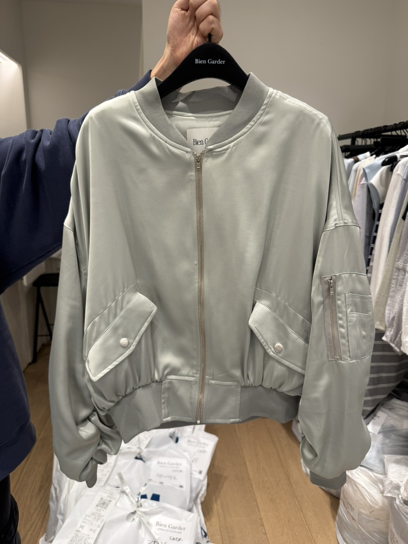 BIEN GARDER韓國直郵女士新款推薦真品時尚職業夾克緞面BIEN GARDER夾克圖色2