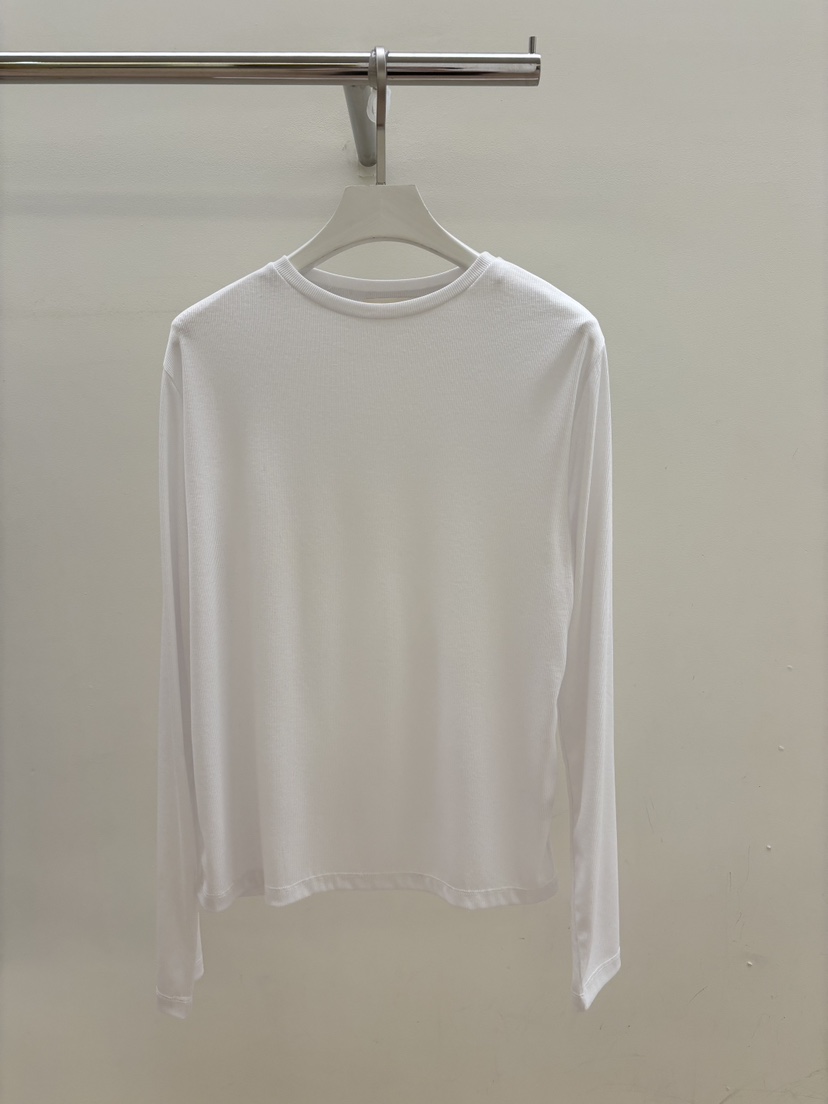 PEBBLE東大門實拍女裝新款真品熱賣26春夏人氣長袖T恤透明PEBBLE長袖T恤圖色1