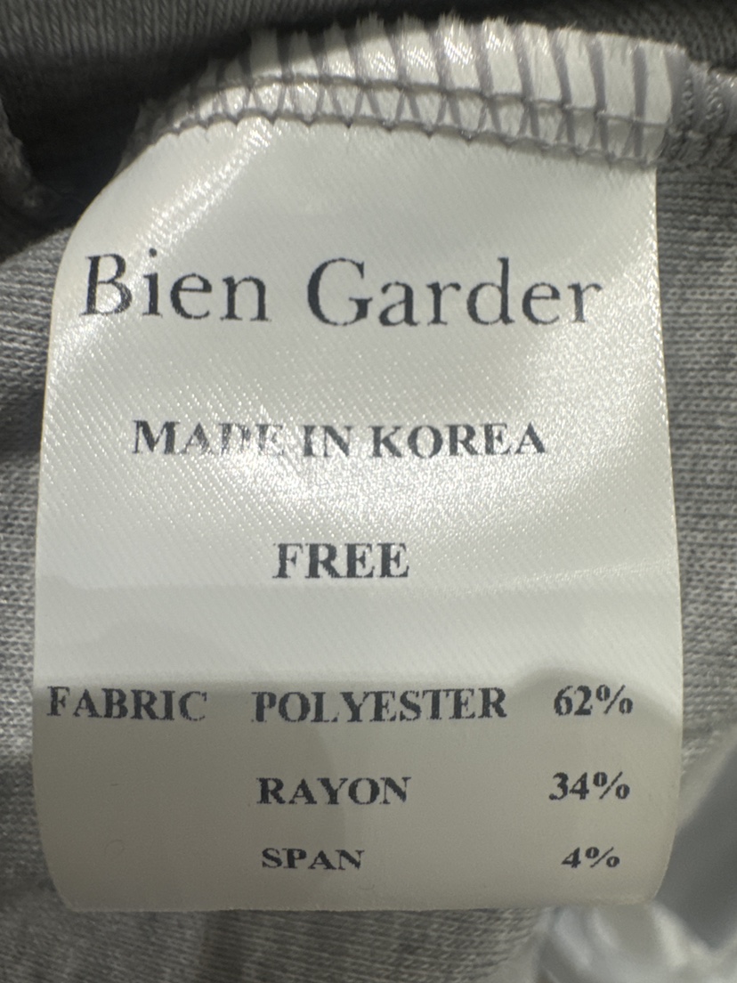 BIEN GARDER韓國代購女士新品熱賣職業長袖T恤假兩件斗篷BIEN GARDER長袖T恤