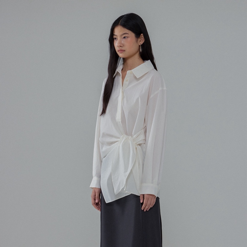 MILUI韓國直郵女裝新品職業人氣熱賣休閑26春夏襯衫蕾絲衫MILUI襯衫/蕾絲衫