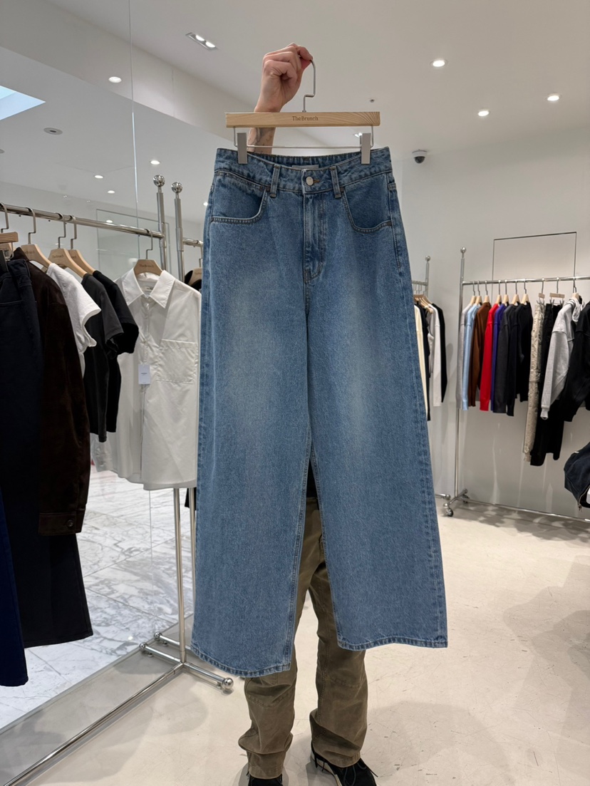 THE BRUNCH東大門直郵女裝新品職業真品休閑時尚人氣牛仔褲THE BRUNCH牛仔褲圖色1