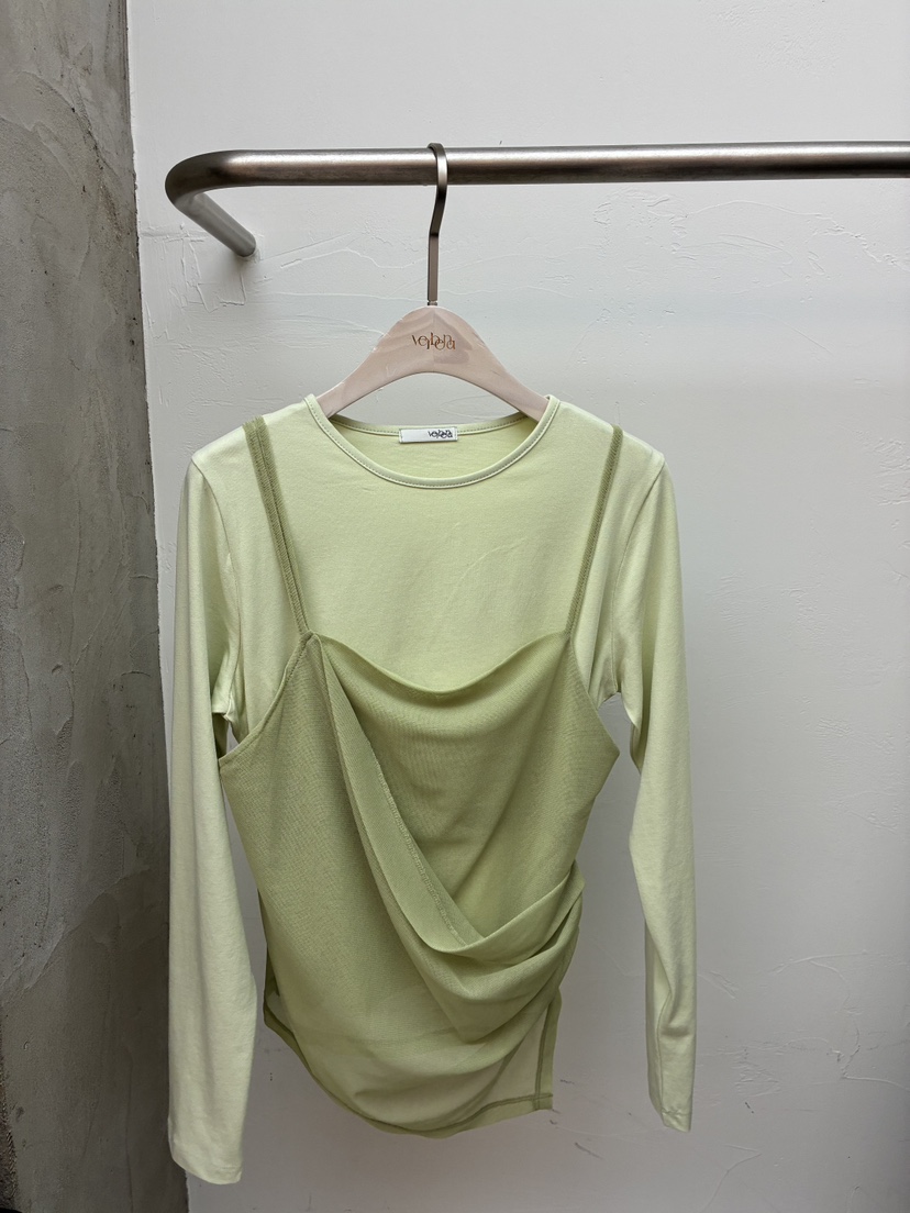 Verbena東大門直郵女士新款職業真品人氣時尚推薦襯衫蕾絲衫Verbena襯衫/蕾絲衫圖色3