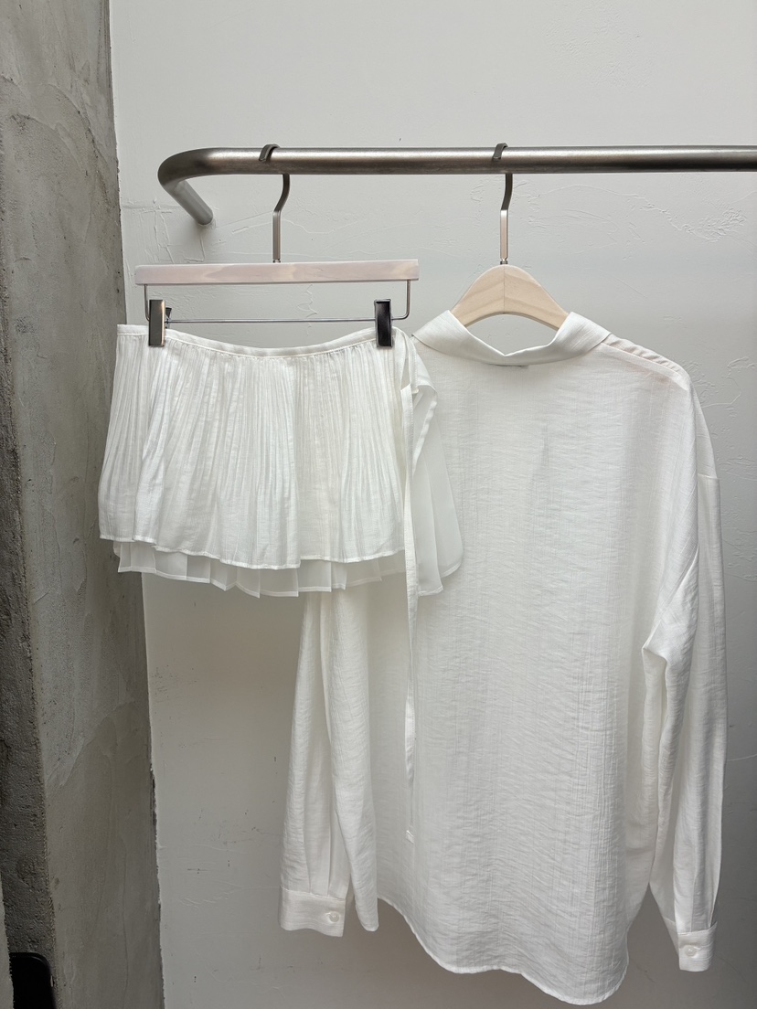 Verbena東大門代購女士新款休閑26春夏職業時尚真品套裝褶皺Verbena套裝