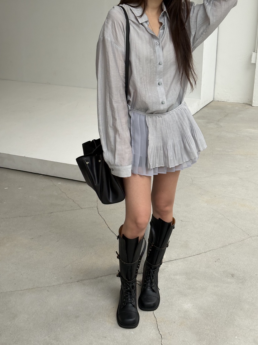 Verbena東大門代購女士新款休閑26春夏職業時尚真品套裝褶皺Verbena套裝