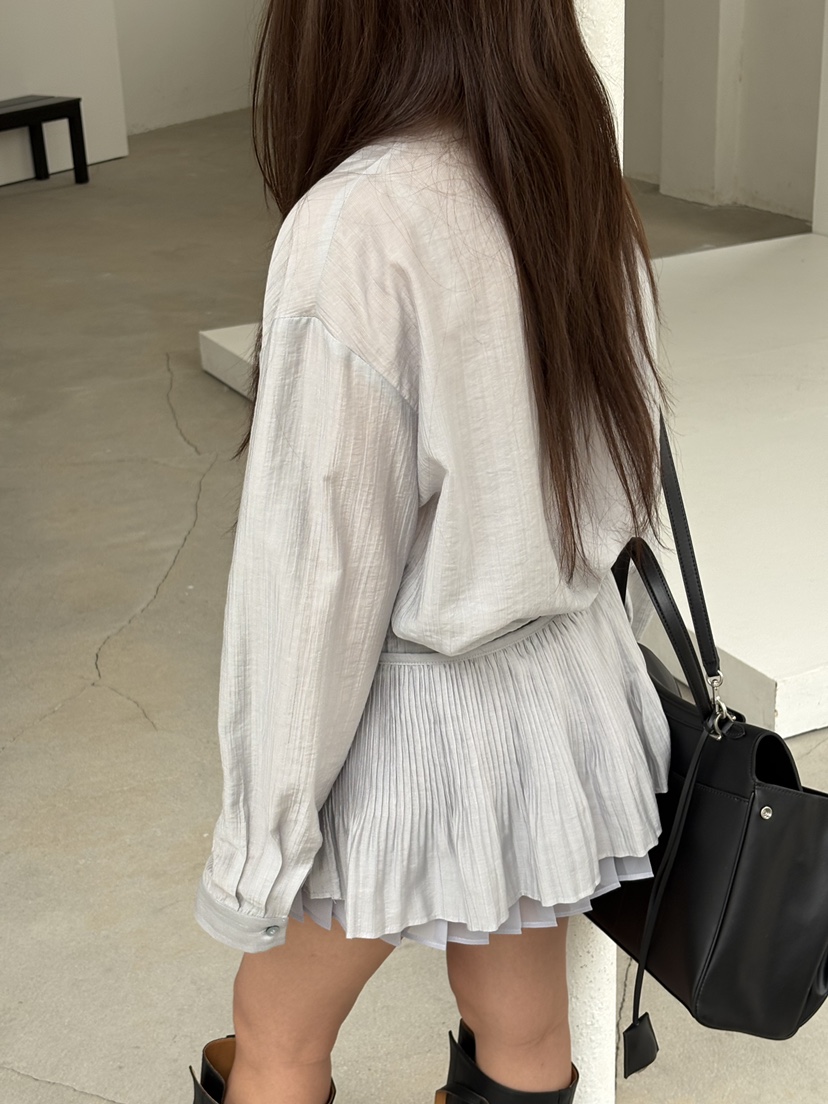 Verbena東大門代購女士新款休閑26春夏職業時尚真品套裝褶皺Verbena套裝