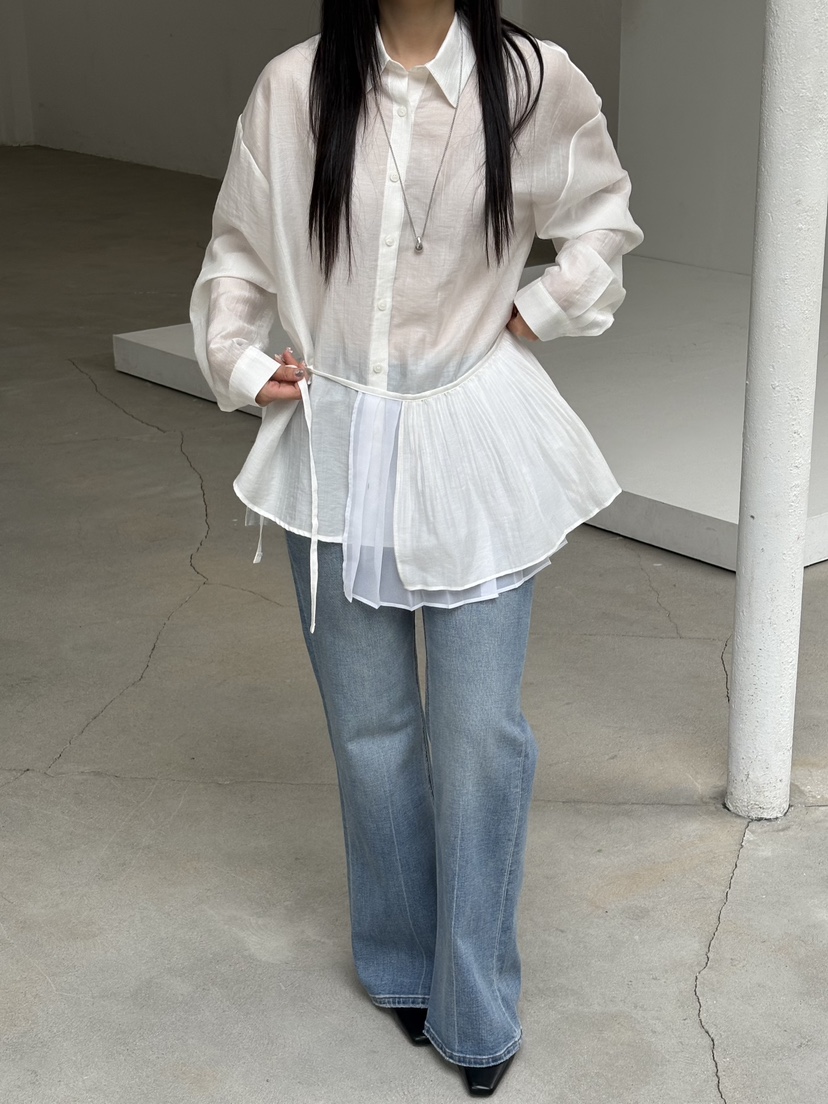 Verbena東大門代購女士新款休閑26春夏職業時尚真品套裝褶皺Verbena套裝