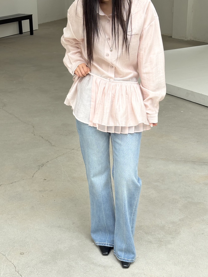 Verbena東大門代購女士新款休閑26春夏職業時尚真品套裝褶皺Verbena套裝