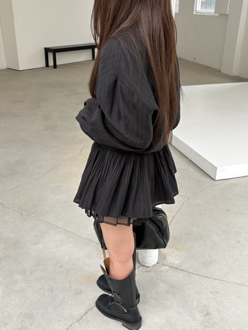 Verbena東大門代購女士新款休閑26春夏職業時尚真品套裝褶皺Verbena套裝