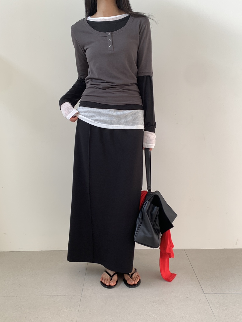 B_GARDER東大門代購女裝新款真品人氣休閑時尚推薦職業長裙B.GARDER長裙