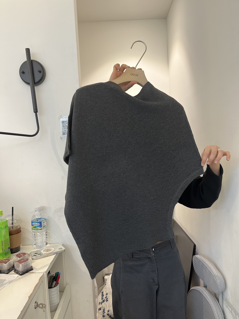 OUVIR東大門代購女裝新款休閑真品人氣推薦職業熱賣針織衫O.V.R/OUVIR針織衫圖色1墨色