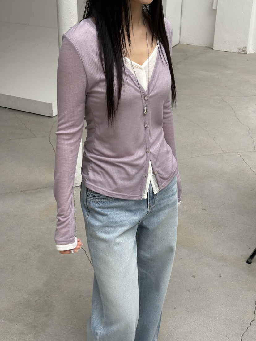 Verbena韓國代購女士新款推薦休閑職業時尚26春夏針織衫羊毛衫Verbena針織衫