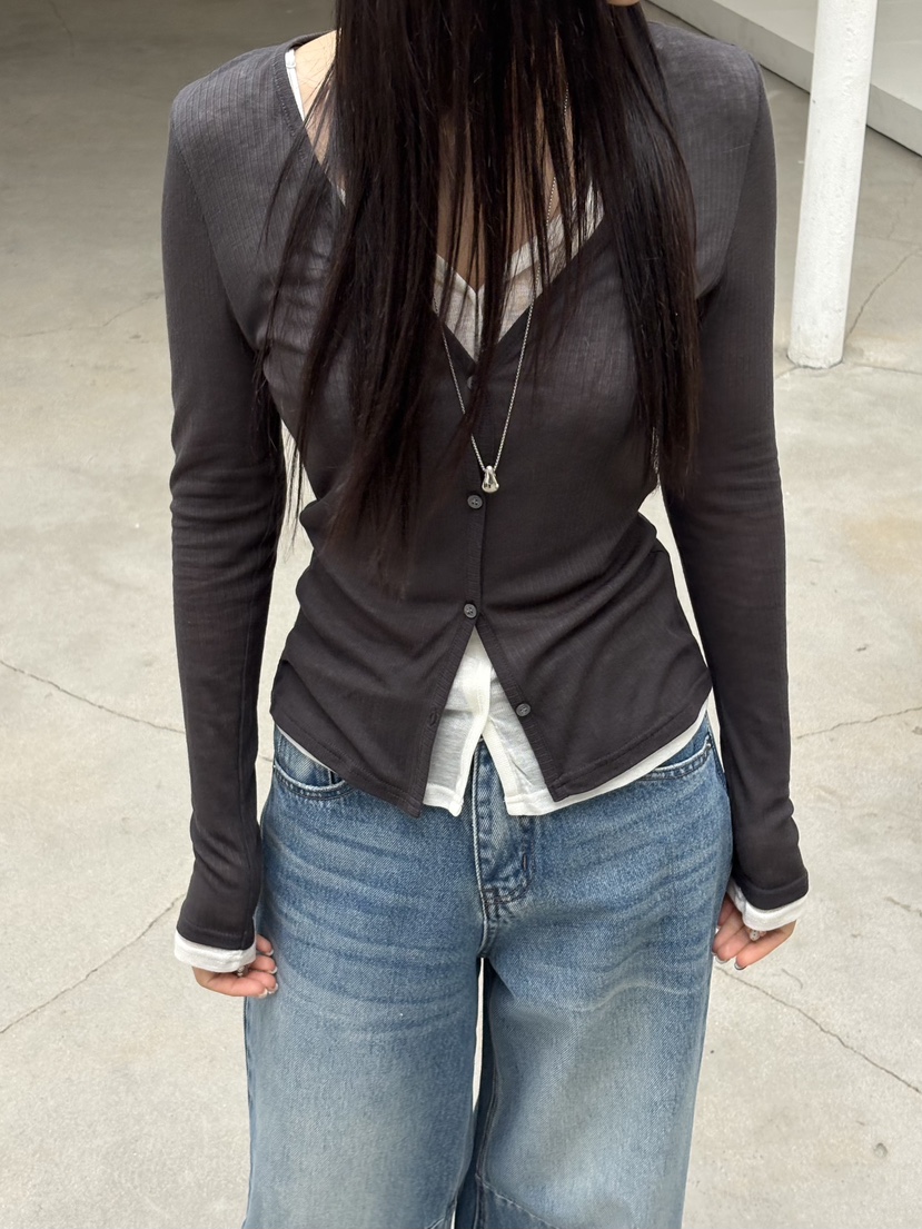 Verbena韓國代購女士新款推薦休閑職業時尚26春夏針織衫羊毛衫Verbena針織衫