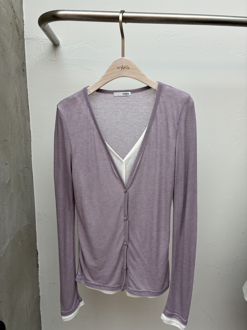 Verbena韓國代購女士新款推薦休閑職業時尚26春夏針織衫羊毛衫Verbena針織衫圖色1