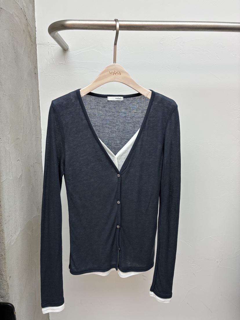 Verbena韓國代購女士新款推薦休閑職業時尚26春夏針織衫羊毛衫Verbena針織衫圖色2