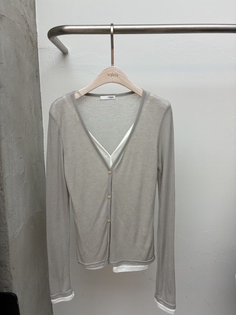 Verbena韓國代購女士新款推薦休閑職業時尚26春夏針織衫羊毛衫Verbena針織衫圖色3