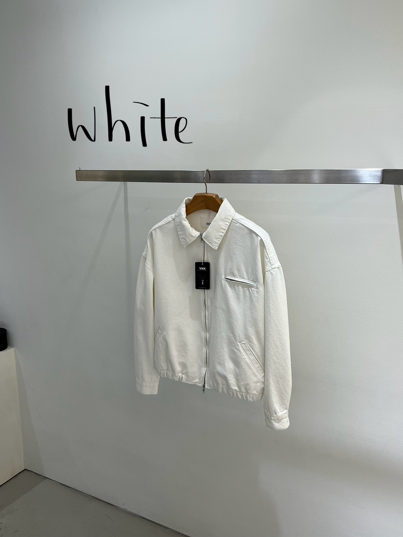 ONESTASTE韓國直郵女裝新款26春夏職業真品夾克水洗牛仔布TASTE/ONESTASTE夾克圖色1