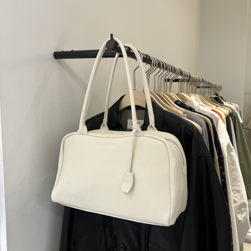 PLATE韓國代購女裝新品26春夏人氣推薦熱賣時尚手提包牛皮PLATE手提包圖色1