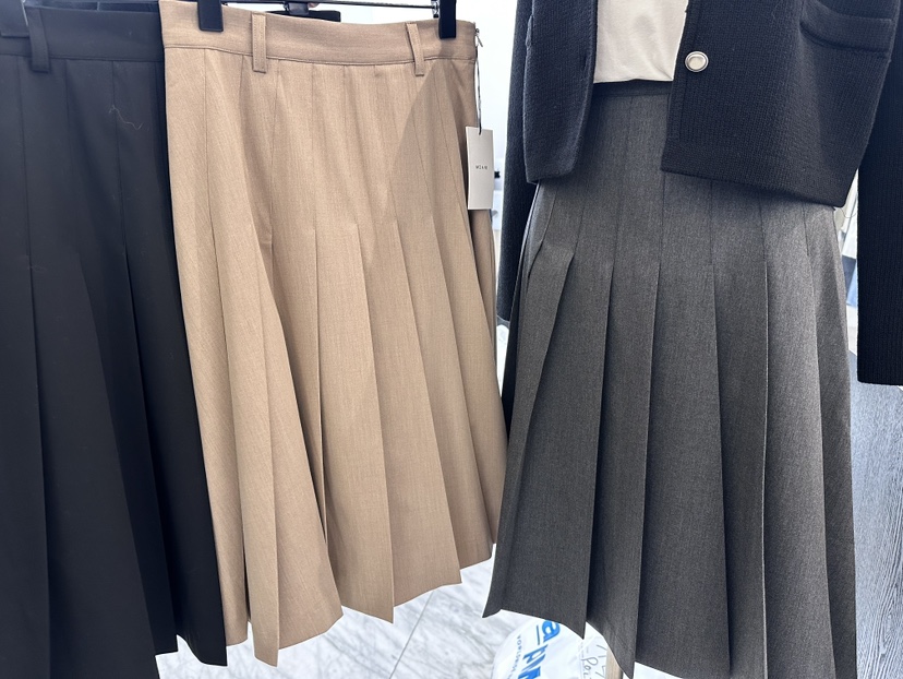 MOANI韓國代購女裝新款推薦真品人氣半身裙中短裙百褶褶裙MOANI半身裙/中短裙