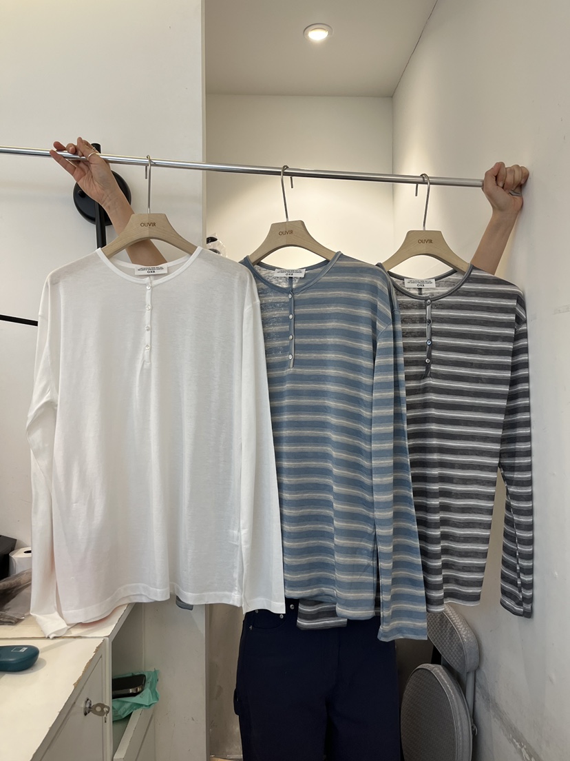 OUVIR東大門實拍女士新品人氣26春夏熱賣推薦職業長袖T恤O.V.R/OUVIR長袖T恤