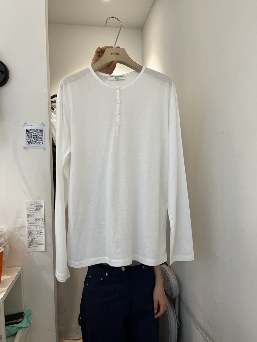 OUVIR東大門實拍女士新品人氣26春夏熱賣推薦職業長袖T恤O.V.R/OUVIR長袖T恤圖色1