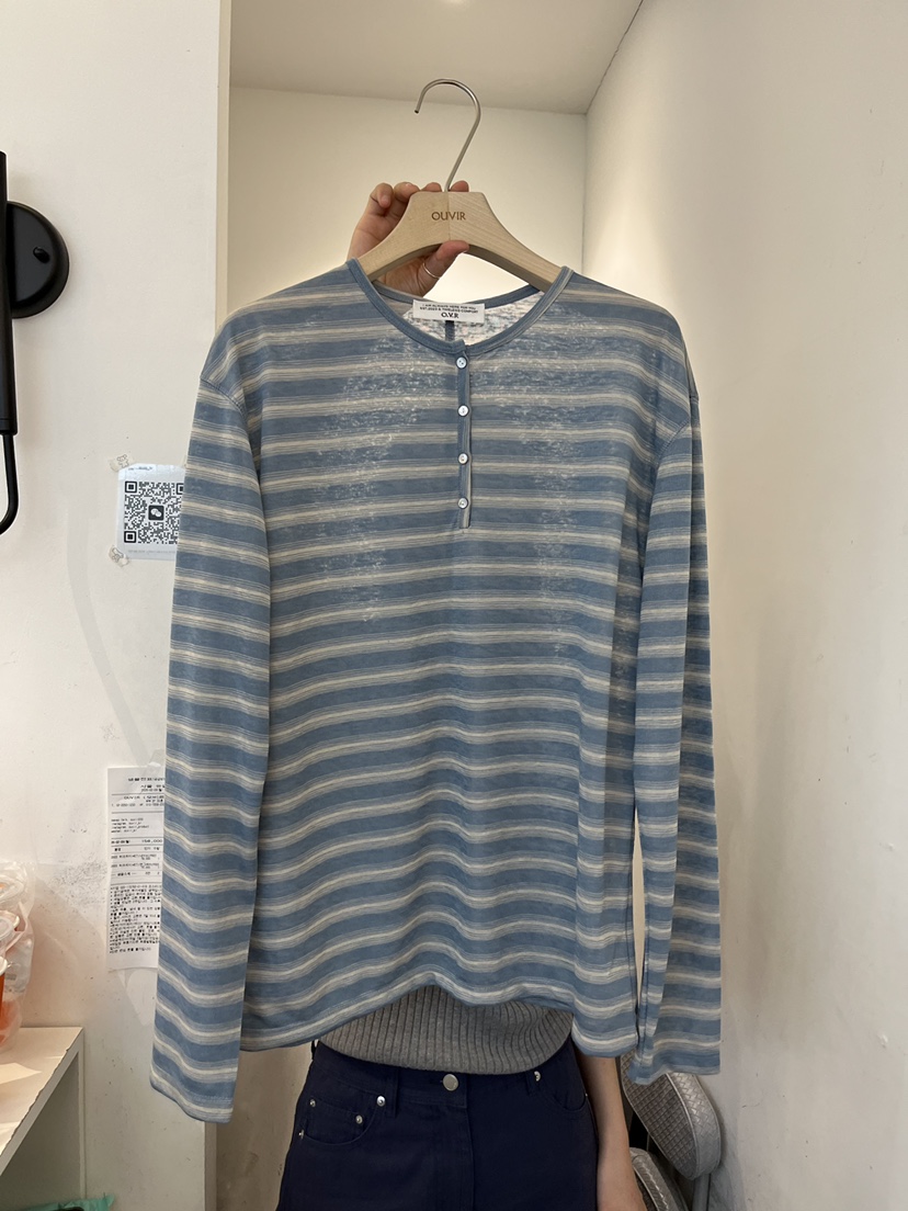 OUVIR東大門實拍女士新品人氣26春夏熱賣推薦職業長袖T恤O.V.R/OUVIR長袖T恤圖色3