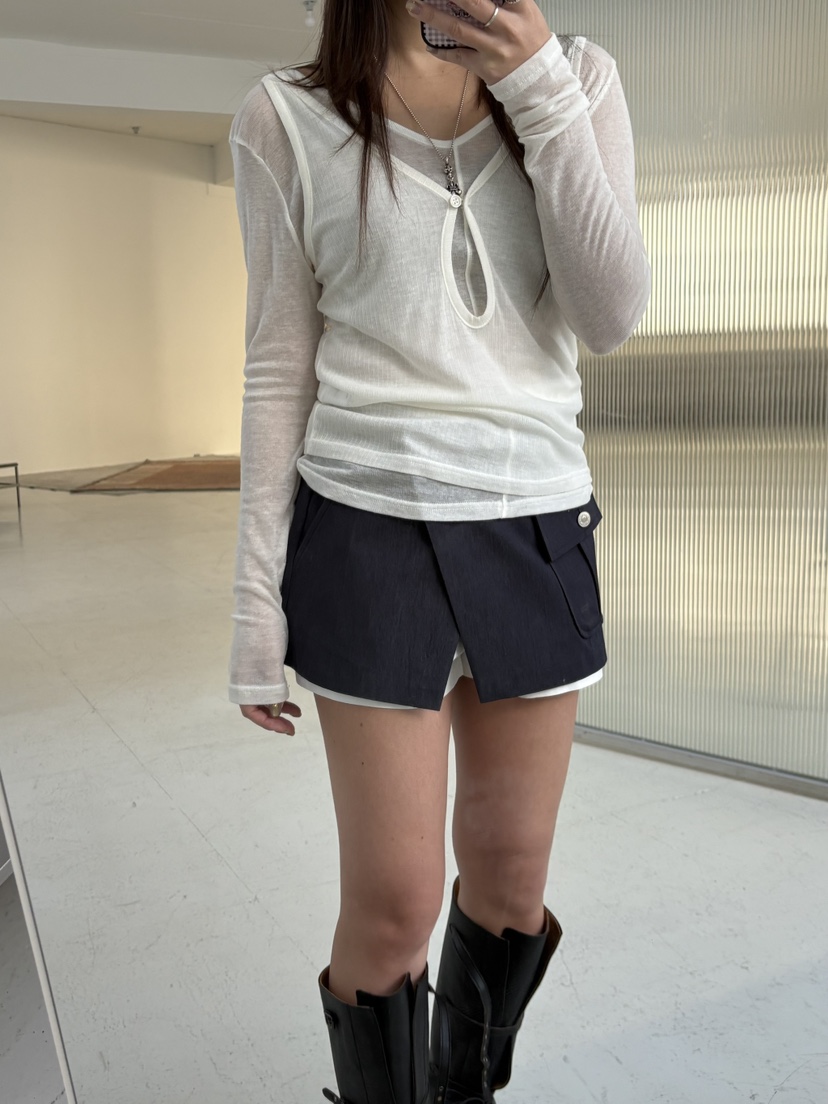 Verbena韓國代購女士新品熱賣推薦真品職業休閑26春夏裙褲Verbena裙褲