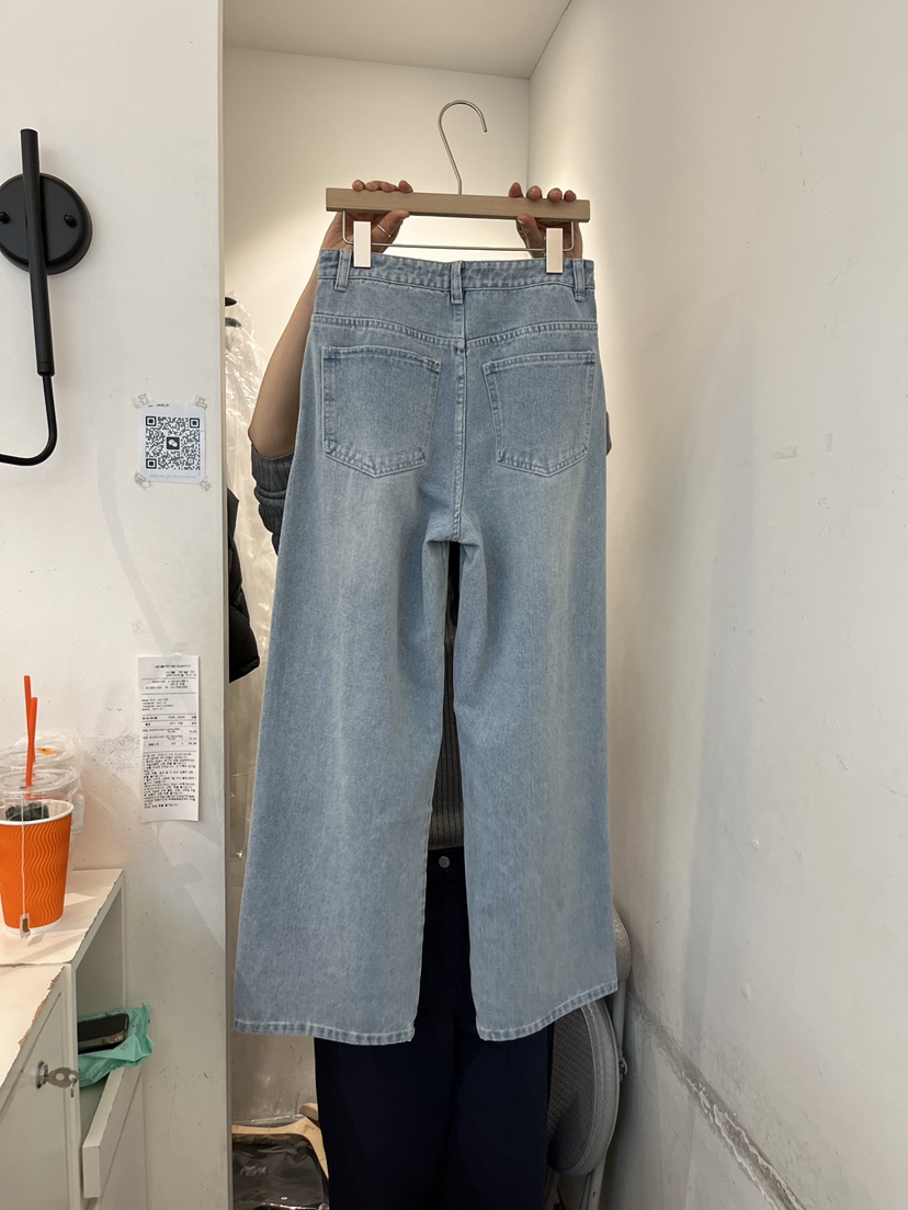 OUVIR東大門代購女士新品職業休閑時尚推薦熱賣牛仔褲口袋O.V.R/OUVIR牛仔褲