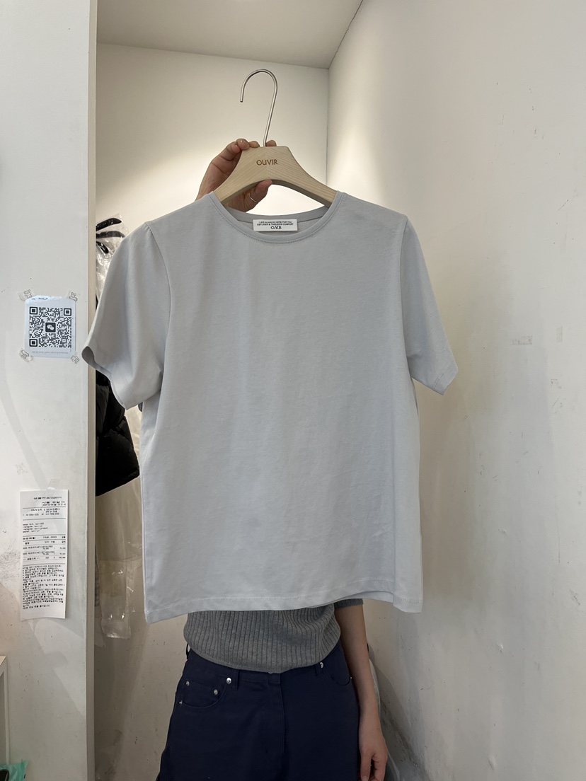 OUVIR東大門直郵女裝新品休閑人氣真品時尚職業26春夏T恤O.V.R/OUVIRT恤圖色3