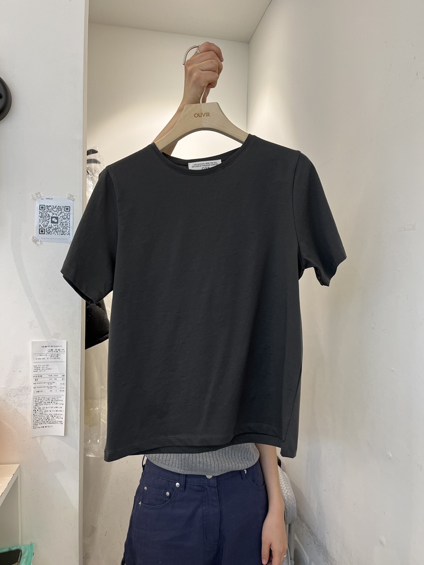 OUVIR東大門直郵女裝新品休閑人氣真品時尚職業26春夏T恤O.V.R/OUVIRT恤圖色5