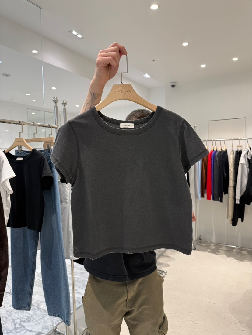 THE BRUNCH韓國直郵女士新款時尚真品職業熱賣推薦休閑T恤THE BRUNCHT恤圖色2