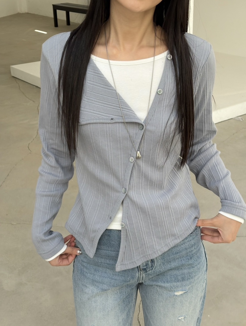 Verbena東大門直郵女士新品休閑真品26春夏熱賣時尚長袖T恤Verbena長袖T恤