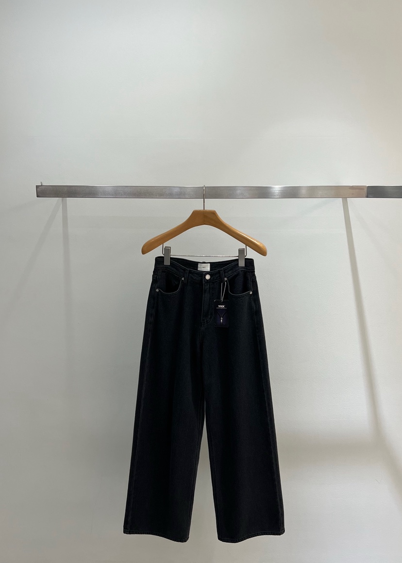 ONESTASTE東大門實拍女士新款26春夏時尚熱賣牛仔褲粗花呢TASTE/ONESTASTE牛仔褲圖色1