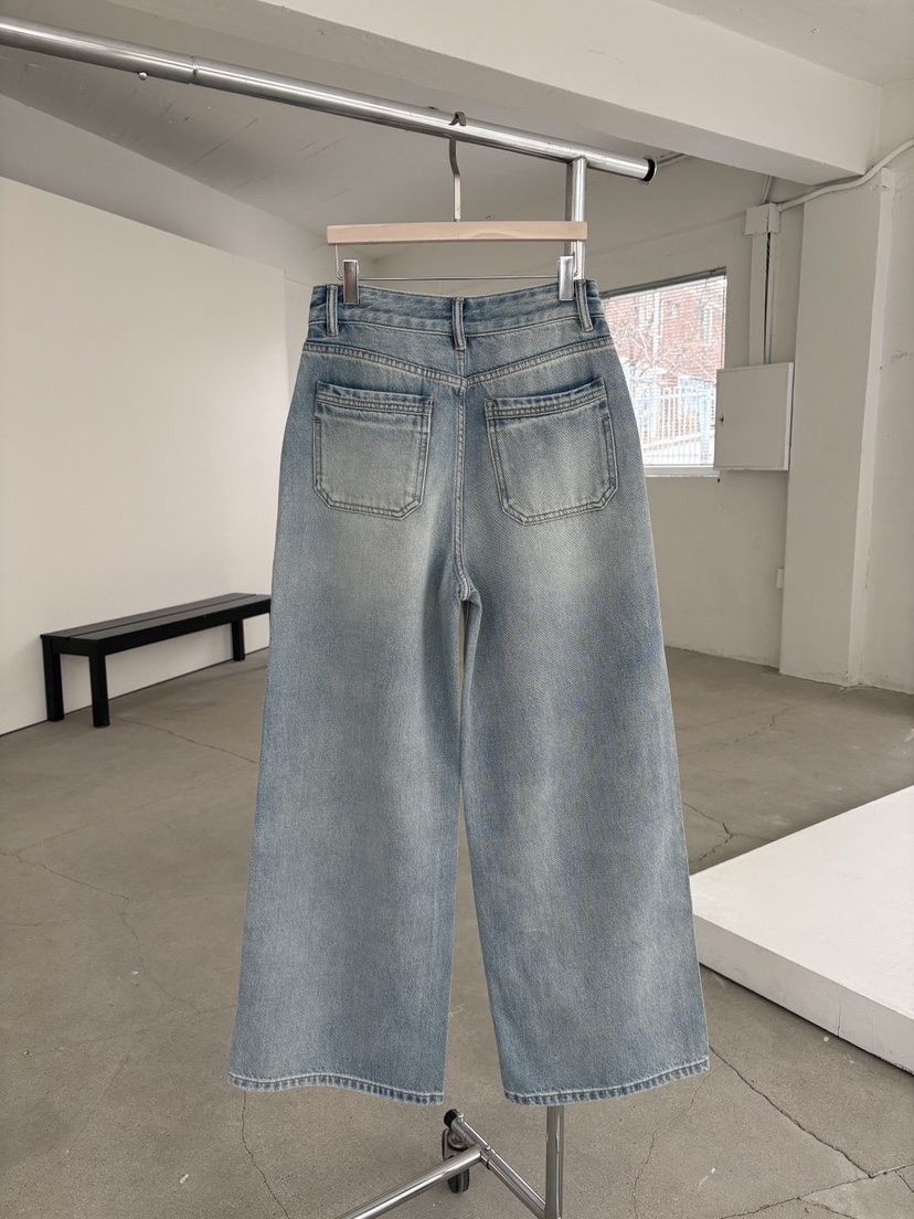 Verbena東大門實拍女士新款時尚休閑職業人氣推薦26春夏牛仔褲Verbena牛仔褲