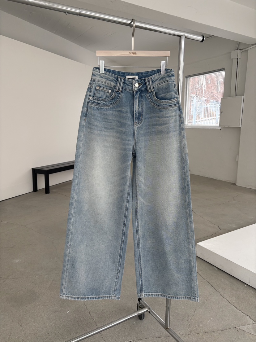 Verbena東大門實拍女士新款時尚休閑職業人氣推薦26春夏牛仔褲Verbena牛仔褲圖色1