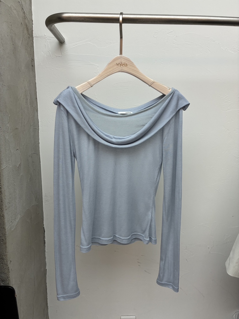 Verbena韓國代購女裝新品休閑人氣26春夏推薦時尚長袖T恤Verbena長袖T恤圖色2