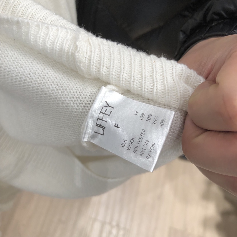 LIFFEY東大門實拍女裝新品26春夏職業熱賣推薦針織衫絲綢LIFFEY針織衫