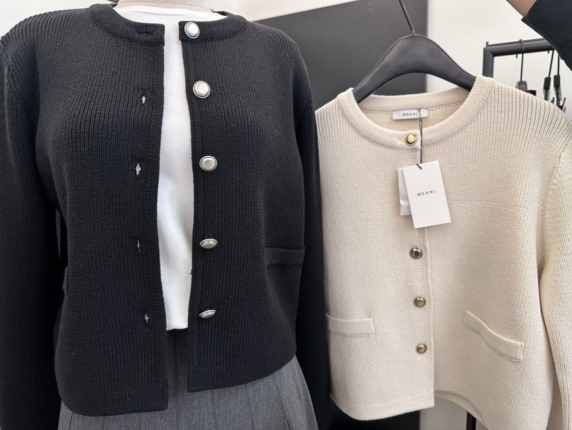 MOANI東大門實拍女士新品熱賣真品26春夏職業針織衫羊毛衫MOANI針織衫