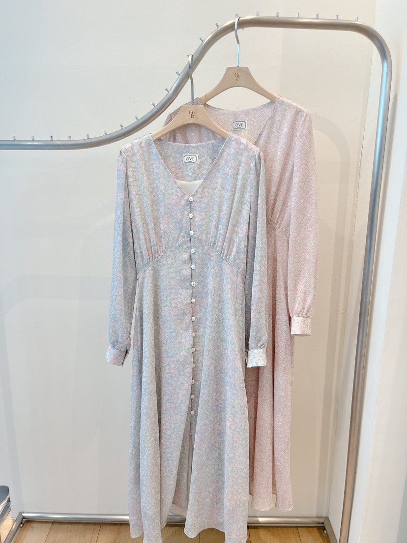 OVE東大門代購女士新品職業26春夏熱賣推薦真品休閑連衣裙OVE連衣裙