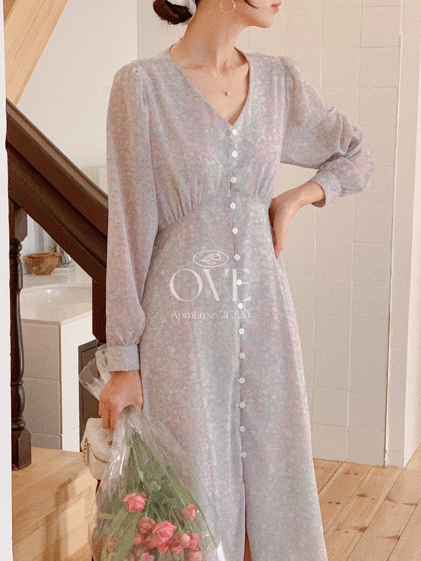 OVE東大門代購女士新品職業26春夏熱賣推薦真品休閑連衣裙OVE連衣裙