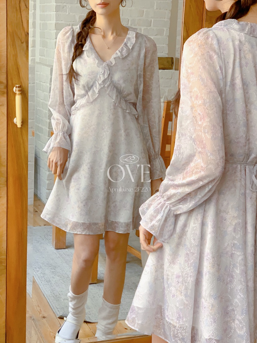 OVE東大門實拍女裝新品26春夏人氣真品時尚休閑熱賣連衣裙OVE連衣裙