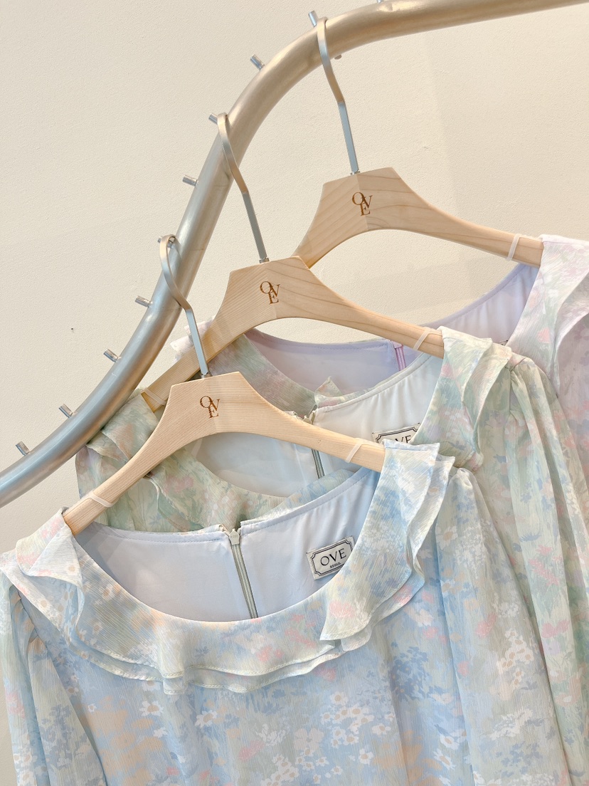 OVE東大門代購女裝新品26春夏人氣推薦熱賣休閑真品連衣裙OVE連衣裙