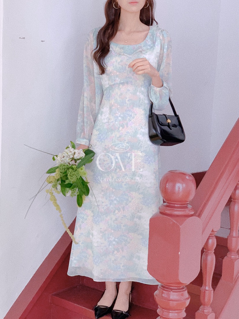 OVE東大門代購女裝新品26春夏人氣推薦熱賣休閑真品連衣裙OVE連衣裙