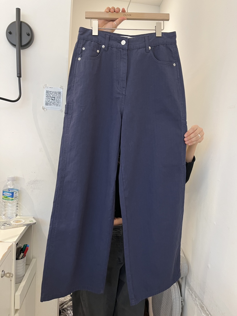 OUVIR東大門直郵女裝新款職業熱賣真品休閑褲人字紋工裝褲O.V.R/OUVIR休閑褲圖色2