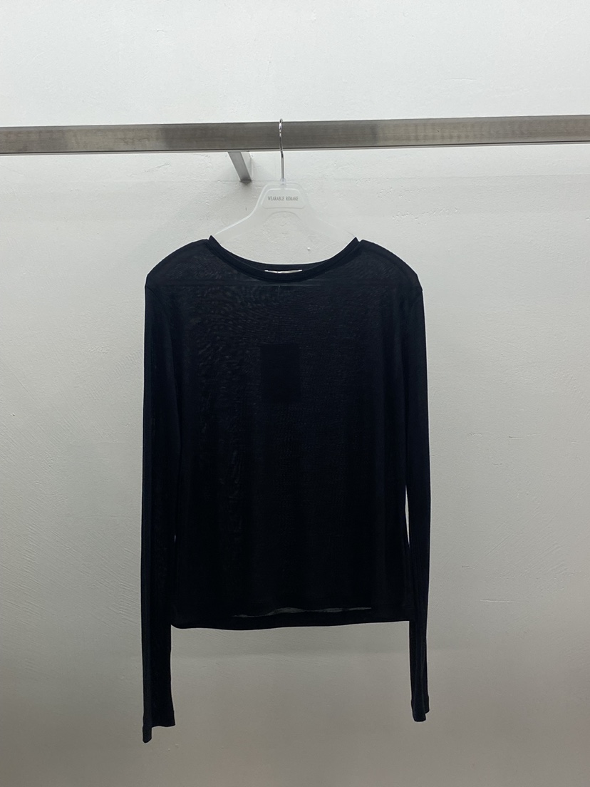 WEARABLE-L東大門實拍女裝新款熱賣真品職業長袖T恤天絲WEARABLE長袖T恤圖色4