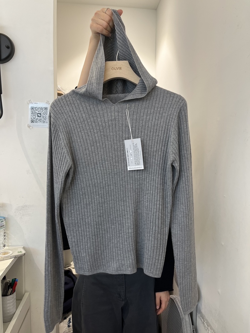 OUVIR東大門直郵女裝新品時尚人氣真品休閑熱賣針織衫連帽衫O.V.R/OUVIR針織衫圖色2