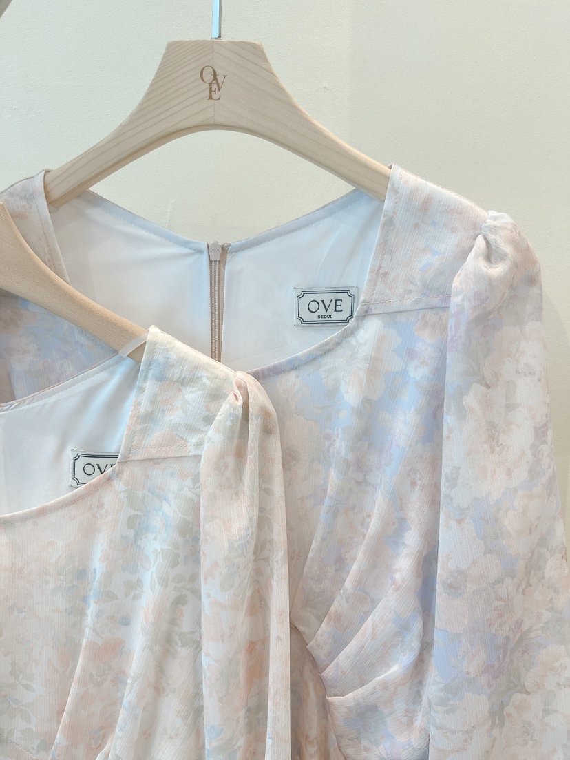 OVE韓國代購女裝新款休閑26春夏時尚真品人氣職業熱賣連衣裙OVE連衣裙