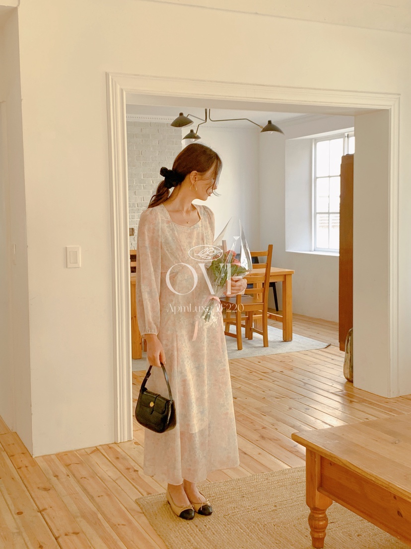 OVE韓國代購女裝新款休閑26春夏時尚真品人氣職業熱賣連衣裙OVE連衣裙